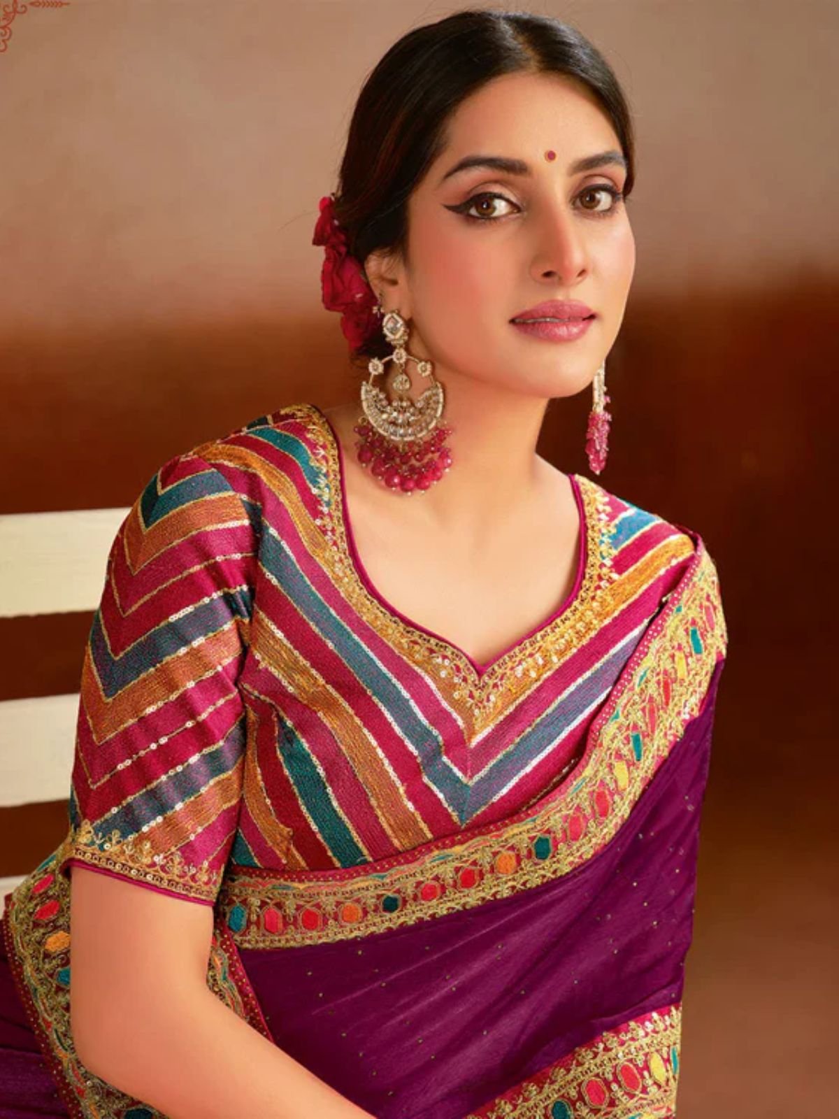 Fancy Chiffon Saree (4)